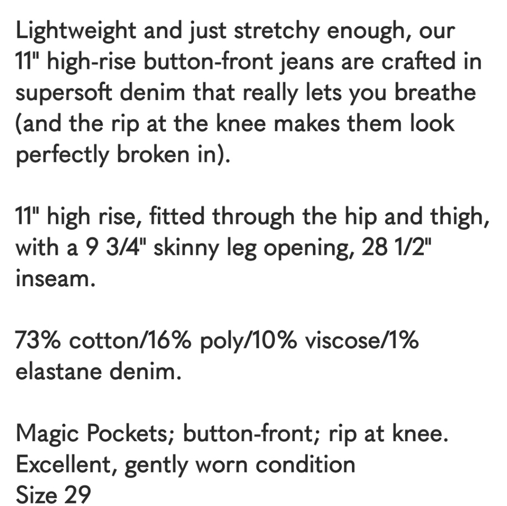 Madewell 11" High-Rise Roadtripper Jeans in Beckwith Wash: Button-Front Edition - Picture 2 of 15